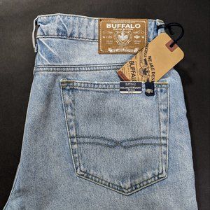 Buffalo David Bitton Men`s Relaxed Straight Driven Distress Jeans 32x34